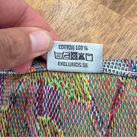 Ekelund Floral Kitchen Towel Organic Cotton Made in Sweden Artsy Artistic Spring - Picture 7 of 8